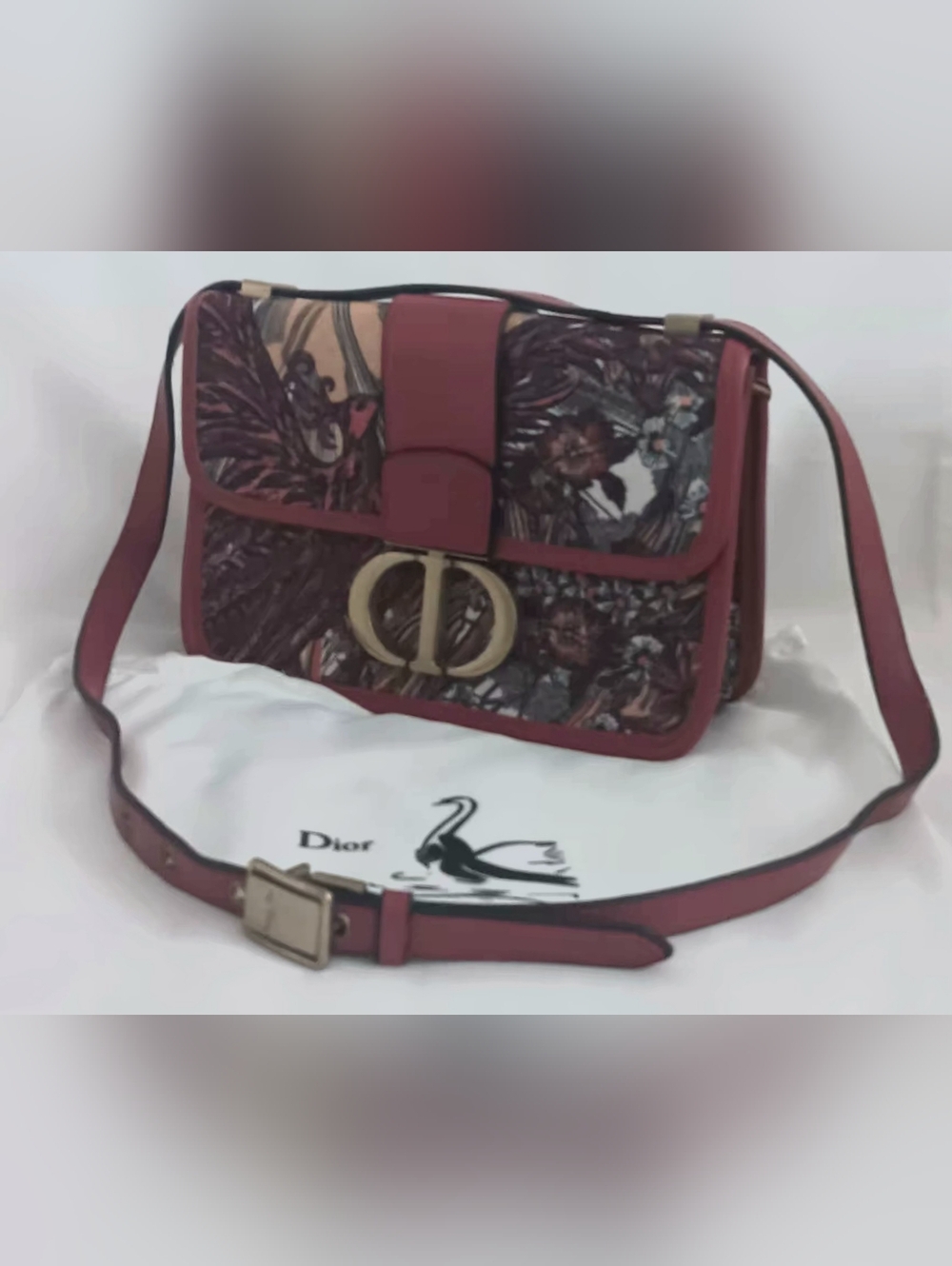 Christian Dior EUC 30 Montaigne Phoenix Calfskin Jaquard Bag- Origional Dustbag - Picture 12 of 16